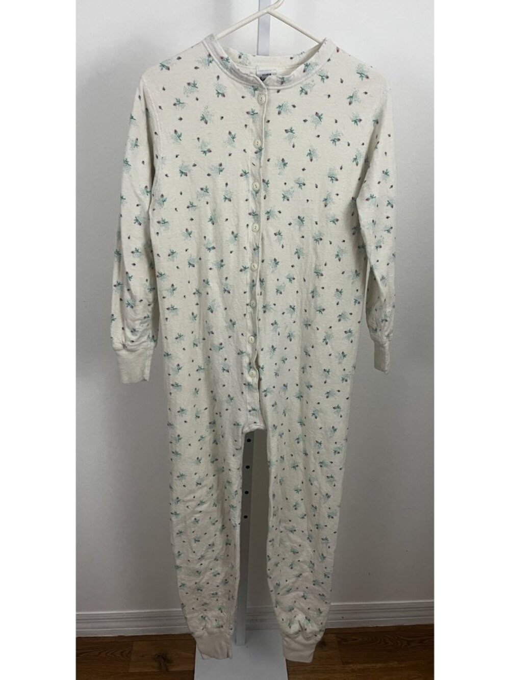 Vintage Duofold Union Suit Base Layer One-Piece Underwear Pajamas Women's XL